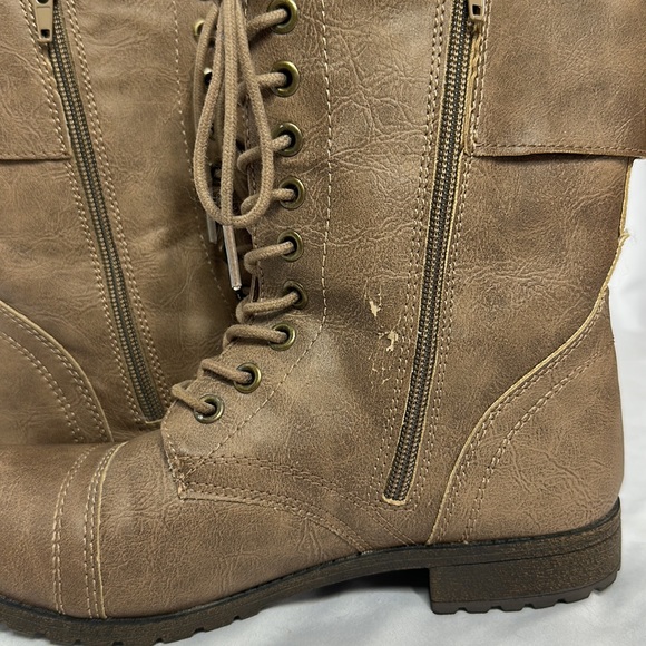 Gently Used Rampage Jaycee Zip-Up Combat Boot - Picture 4 of 7